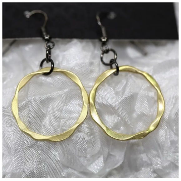 🎁 Handmade Art Deco Hoop Necklace - Picture 7 of 7